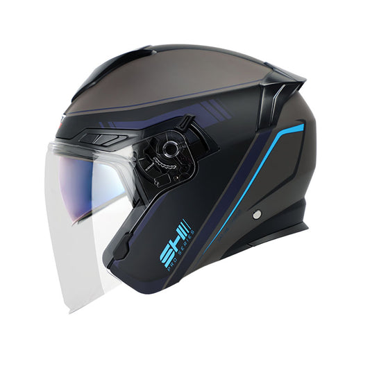CASCO SHAFT SH-235DV PRO DRINK MATE NEGRO AZUL NAVY