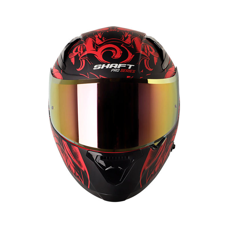 CASCO SHAFT SH-612DV PRO APEX PREDATOR MATE ROJO NEGRO