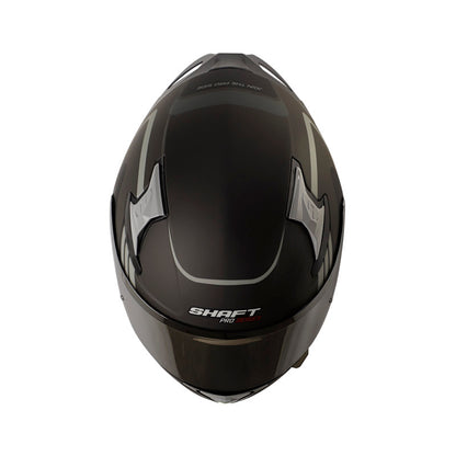 CASCO SHAFT SH-612DV PRO AURA MATE GRIS VISOR IRIDIUM PLATA