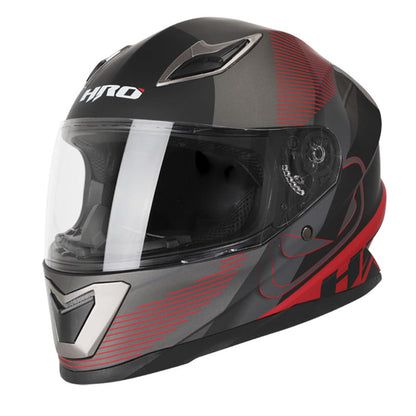 CASCO HRO HRO-508 UPLIFT MATE NEGRO ROJO
