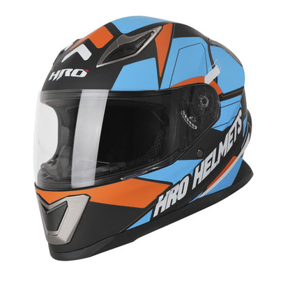 CASCO HRO HRO-508 ZLIMO MATE NEGRO NARANJA NEON