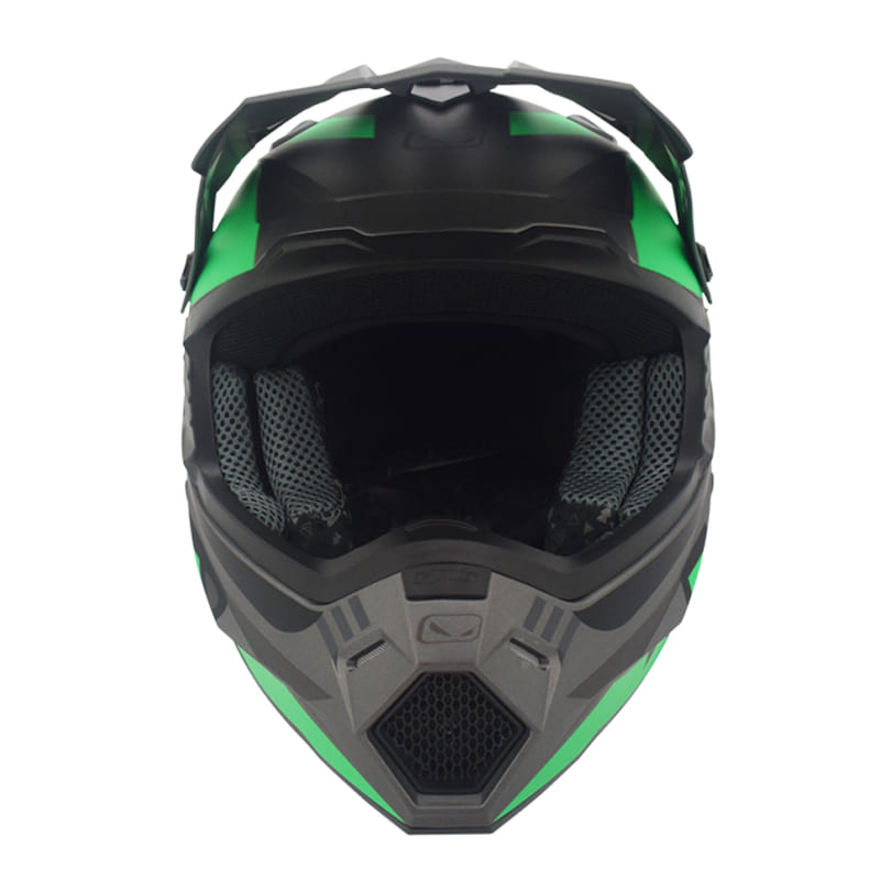 CASCO HRO HRO-MX03 REVER MATE NEGRO VERDE NEON