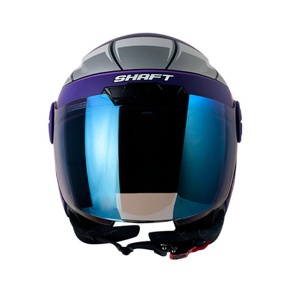 CASCO SHAFT SH-212 SPECTRE MATE MORADO FUCSIA VISOR IRIDIUM