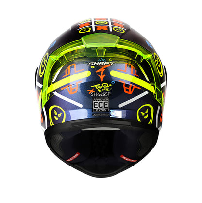 CASCO SHAFT SH-526SP TRIQUI EVO CAMALE AMARILLO NEON