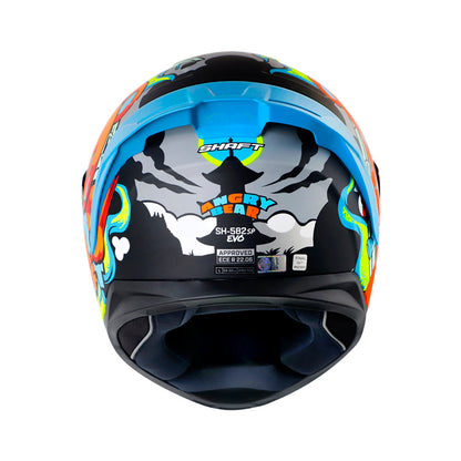 CASCO SHAFT SH-582SP EVO ANGRY MATE GRIS NARANJA NEON
