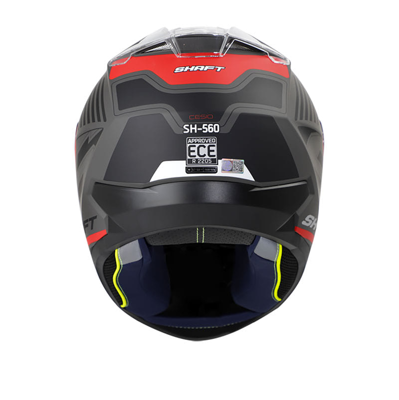 CASCO SHAFT SH-560 CESIO MATE NEGRO ROJO