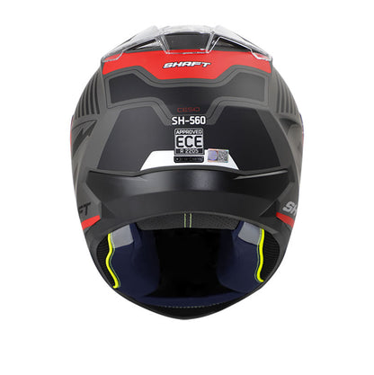 CASCO SHAFT SH-560 CESIO MATE NEGRO ROJO