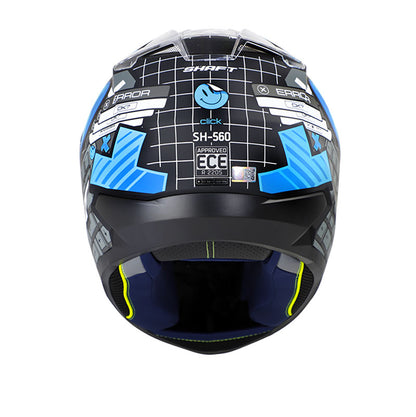 CASCO SHAFT SH-560 CLICK NEGRO AZUL