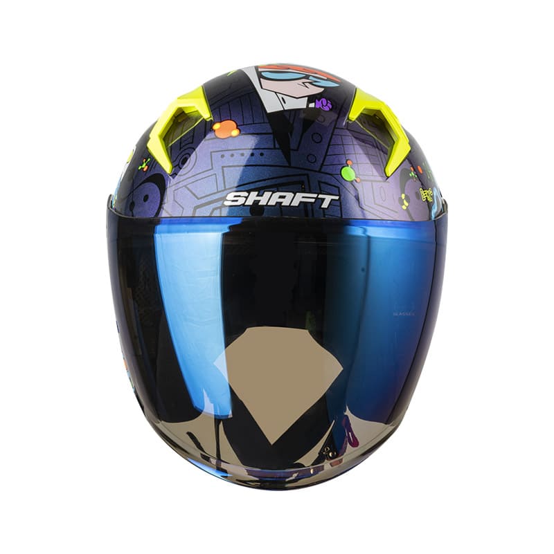 CASCO SHAFT SH-226SP DEXTER CAMALEON VISOR IRIDIUM AZUL