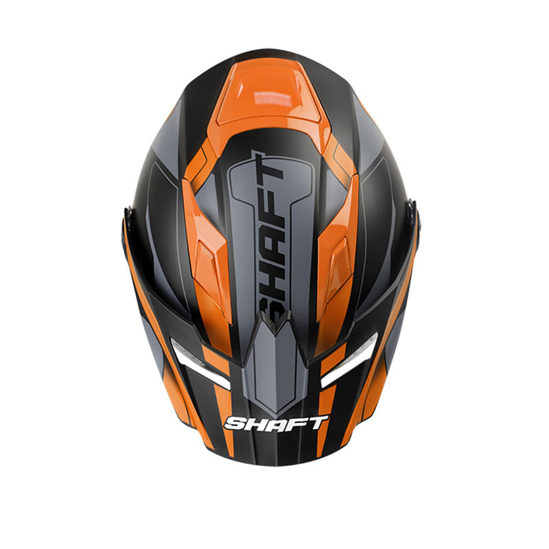 CASCO SHAFT SH-3700DV FORM MATE NEGRO NARANJA NEON