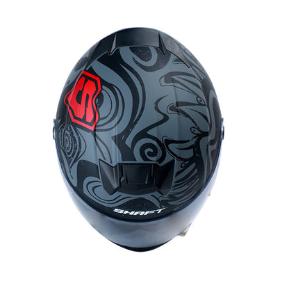 CASCO SHAFT SH-502 PSICOTRIP MATE GRIS ROJO