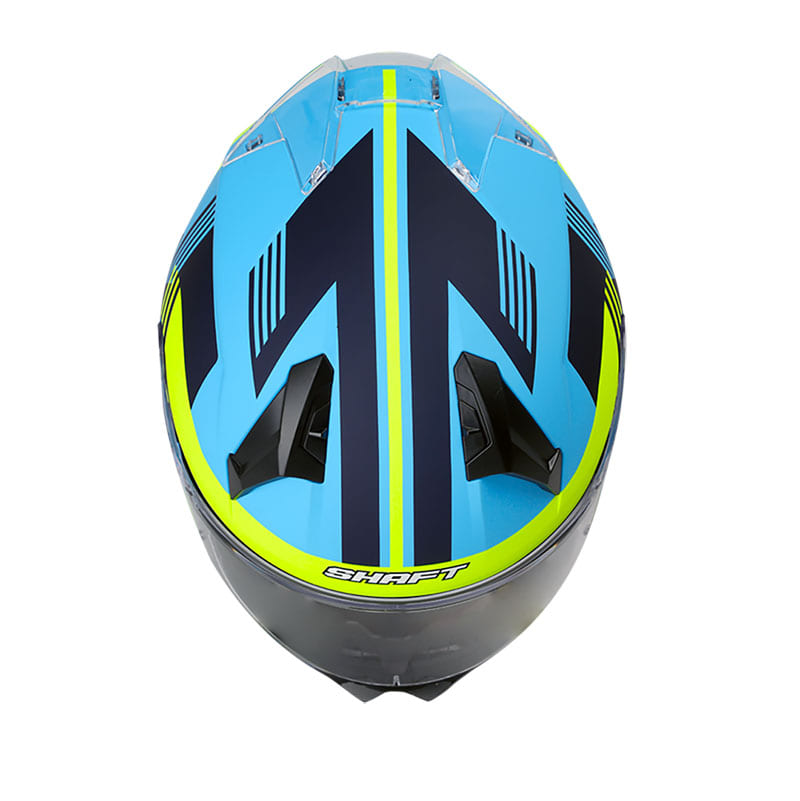 CASCO SHAFT SH-560 ARROW MATE AZUL AMARILLO NEON
