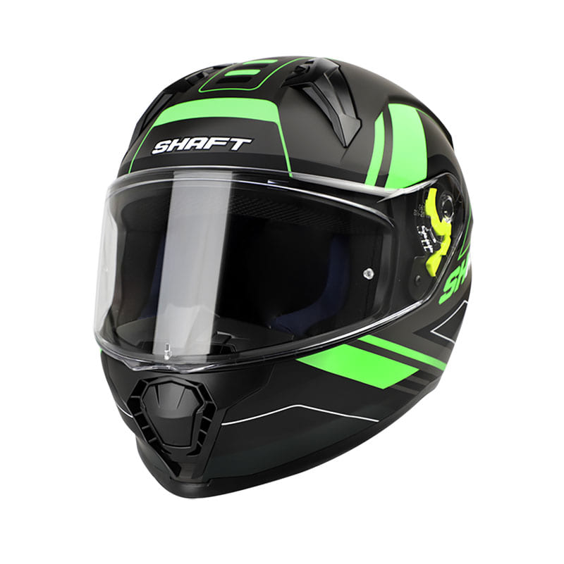 CASCO SHAFT SH-560 FLUSH MATE NEGRO VERDE NEON