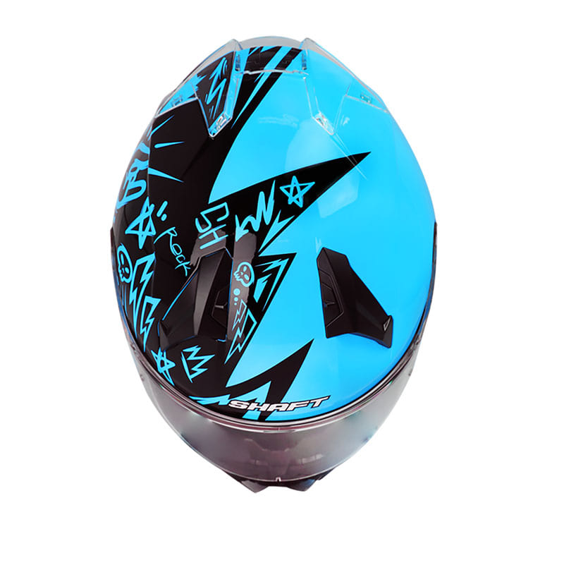 CASCO SHAFT SH-560 HARD MATE NEGRO AZUL