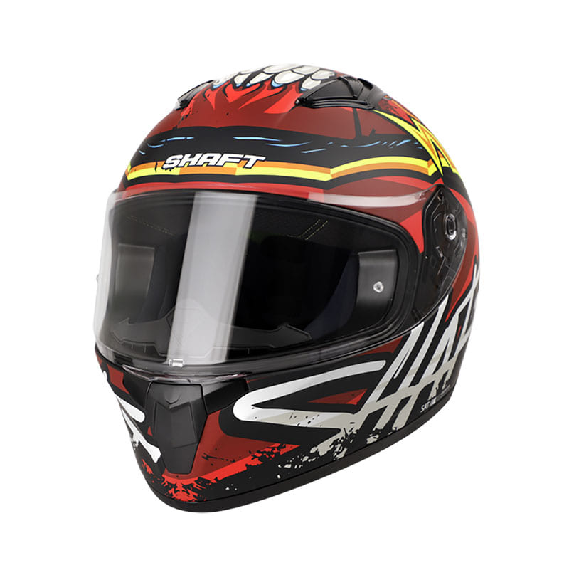 CASCO SHAFT SH-582SP MONSTY MATE NEGRO ROJO