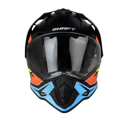 CASCO SHAFT SH-MX370DV PRO BEAT MATE NEGRO AZUL