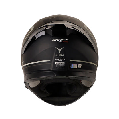 CASCO SHAFT SH-612DV PRO AURA MATE GRIS VISOR IRIDIUM PLATA