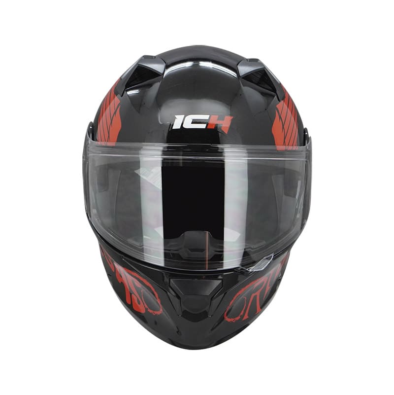 CASCO ICH ICH-3120DV SQUAD NEGRO ROJO