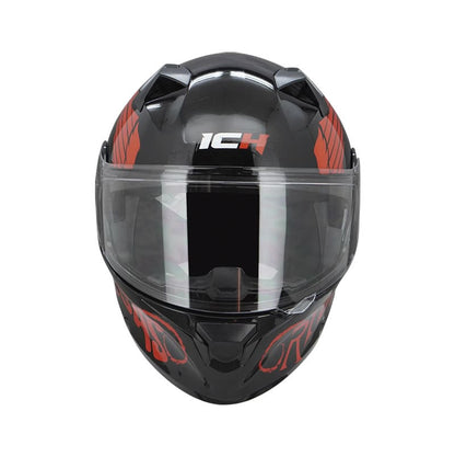 CASCO ICH ICH-3120DV SQUAD NEGRO ROJO