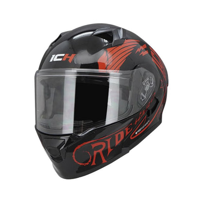 CASCO ICH ICH-3120DV SQUAD NEGRO ROJO