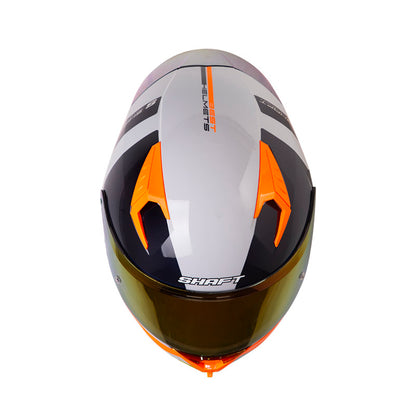 CASCO SHAFT SH-526SP EVO NARKAN GRIS CLARO NARANJA NEON
