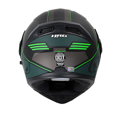 CASCO HRO HRO-3400DV AHEAD MATE NEGRO VERDE NEON