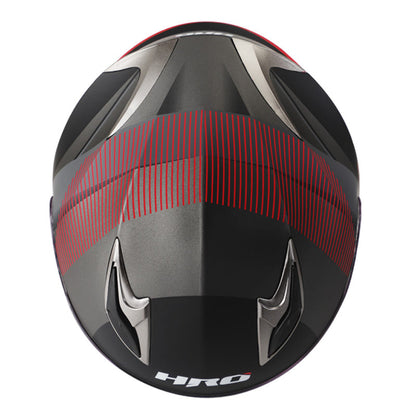 CASCO HRO HRO-508 UPLIFT MATE NEGRO ROJO