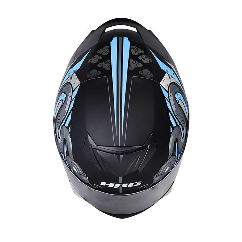 CASCO HRO HRO-511 SABURO MATE NEGRO AZUL