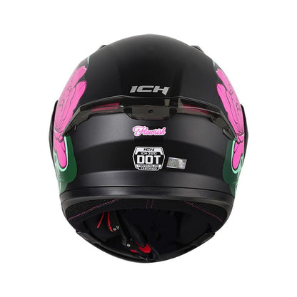 CASCO ICH ICH-3120DV FLOWRISH MATE NEGRO FUCSIA NEON