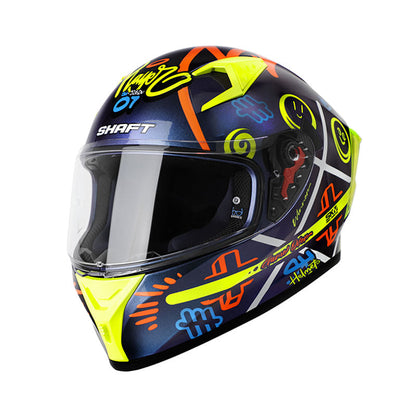 CASCO SHAFT SH-526SP TRIQUI EVO CAMALE AMARILLO NEON