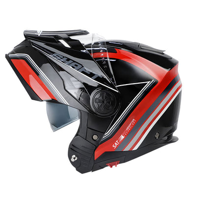 CASCO SHAFT SH-3700DV BARRIER ROJO BLANCO