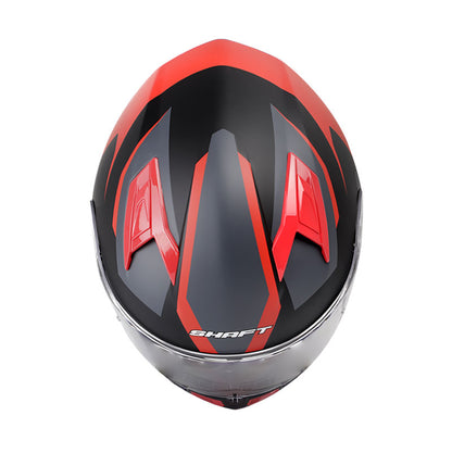 CASCO SHAFT SH-522 MOTORSPORT MATE NEGRO ROJO