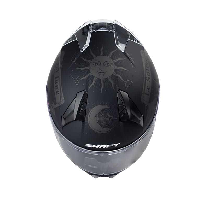 CASCO SHAFT SH-560 TAROT MATE NEGRO NEGRO