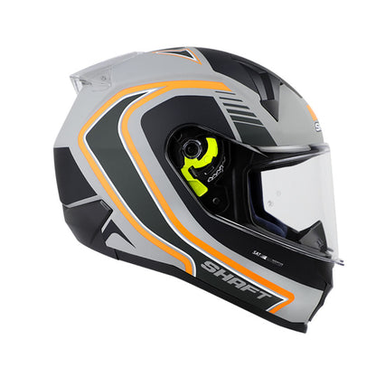 CASCO SHAFT SH-560 LEMANS MATE GRIS NARANJA NEON