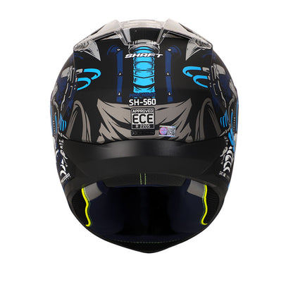 CASCO SHAFT SH-560 MACHINA MATE NEGRO AZUL