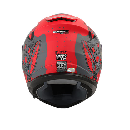 CASCO SHAFT SH-610DV PRO PIZZA MATE ROJO GRIS