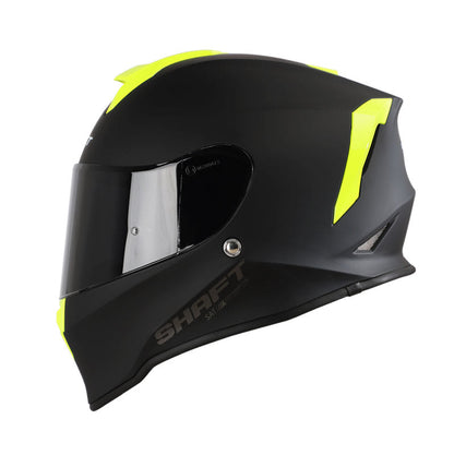 CASCO SHAFT SH-551 SOLID FLOW MATE NEGRO AMARILLO VISOR HUMO