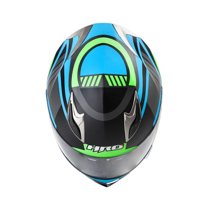 CASCO HRO HRO-508 RETO MATE NEGRO AZUL