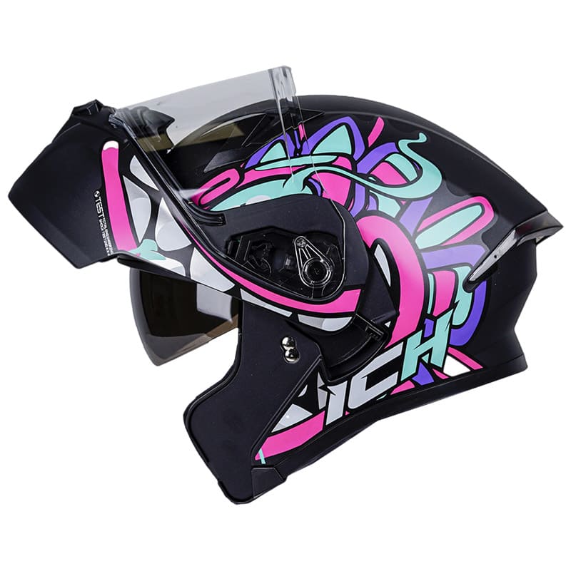 CASCO ICH ICH-3120DV OHAN MATE NEGRO FUCSIA NEON