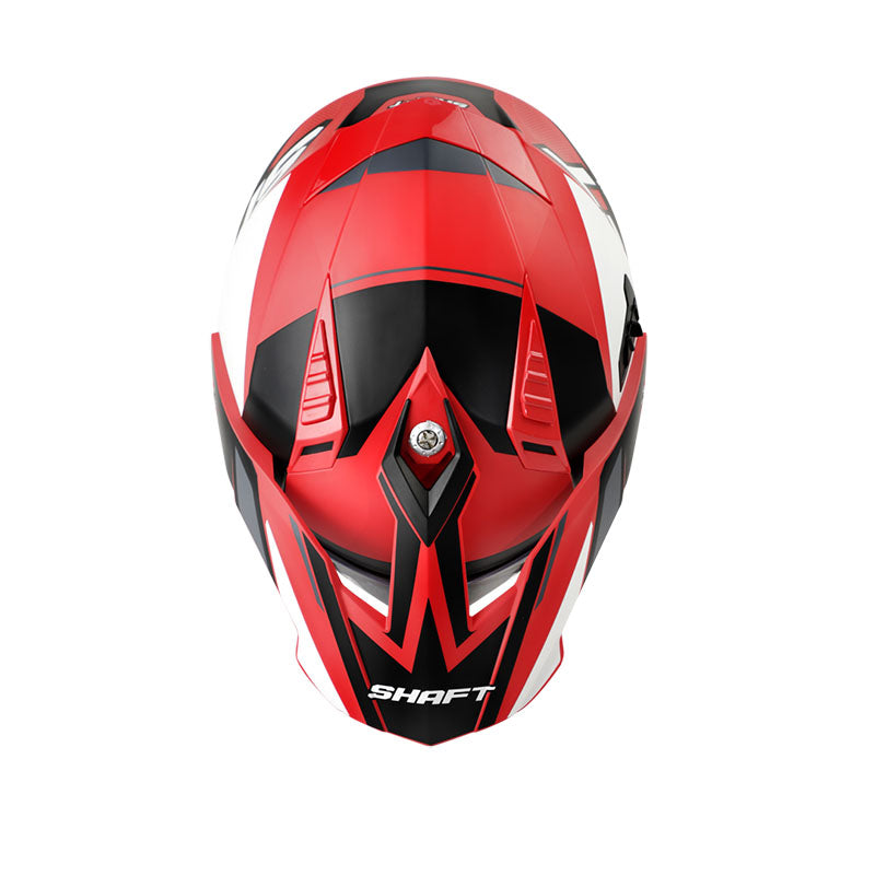 CASCO SHAFT SH-MX380DV TREPID MATE ROJO NEGRO