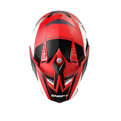 CASCO SHAFT SH-MX380DV TREPID MATE ROJO NEGRO