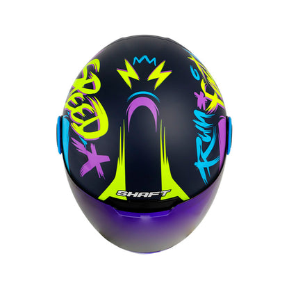 CASCO SHAFT SH-212 DROP MATE AZUL NAVY AZUL VISOR IRIDIUM