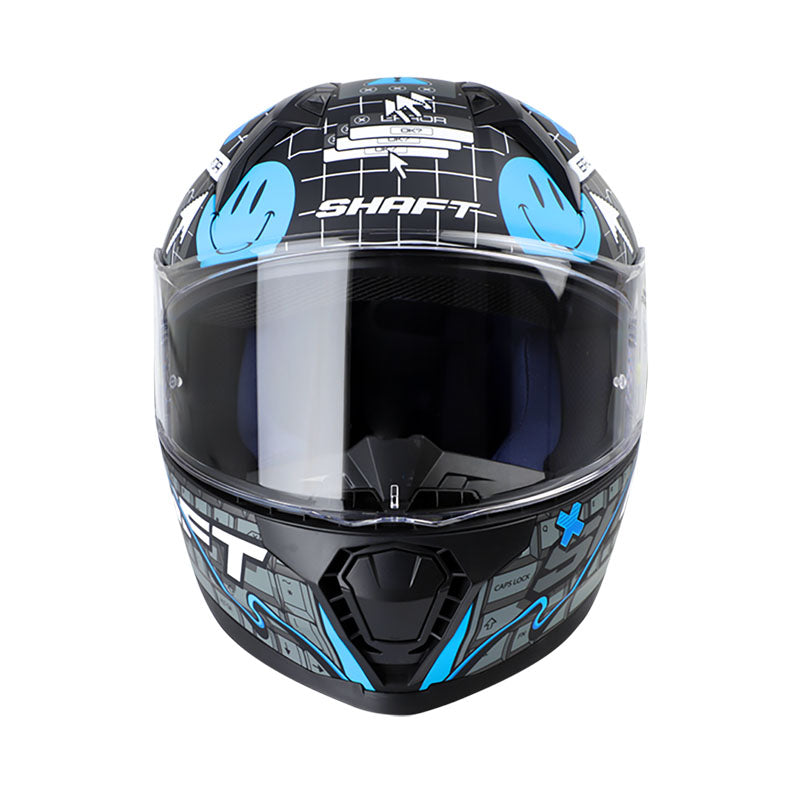 CASCO SHAFT SH-560 CLICK NEGRO AZUL
