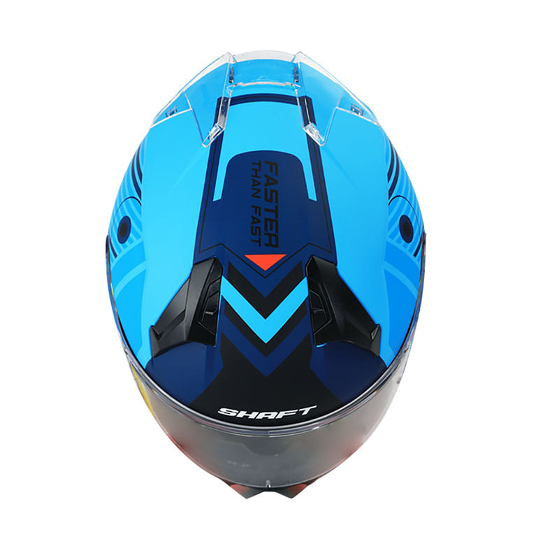CASCO SHAFT SH-560 VIZTRO MATE AZUL AZUL NAVY