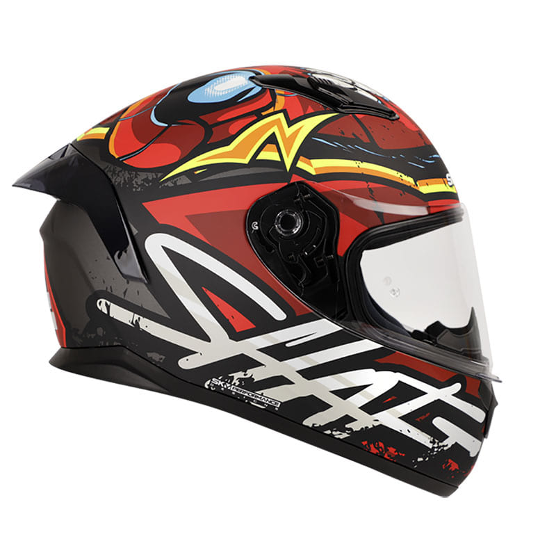 CASCO SHAFT SH-582SP MONSTY MATE NEGRO ROJO