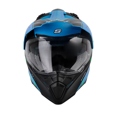 CASCO SHAFT SH-MX380DV HYPER MATE AZUL NEGRO