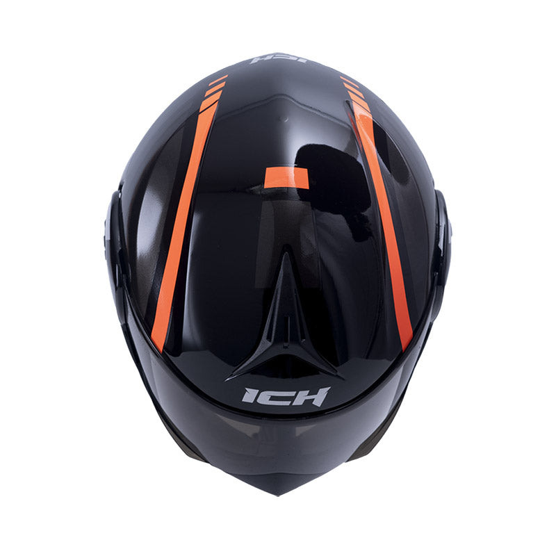 CASCO ICH ICH-3110DV BLITZ NEGRO NARANJA NEON VISOR RD