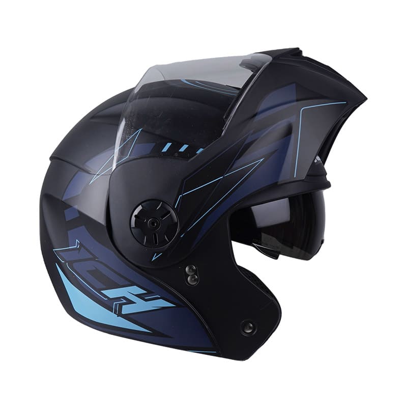 CASCO ICH ICH-3110DV QUORTEZ MATE NEGRO AZUL