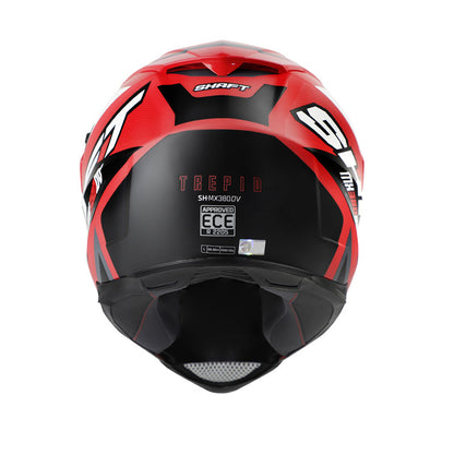 CASCO SHAFT SH-MX380DV TREPID MATE ROJO NEGRO
