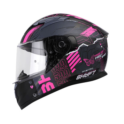 CASCO SHAFT SH-522 FREE SOUL MATE NEGRO FUCSIA NEON